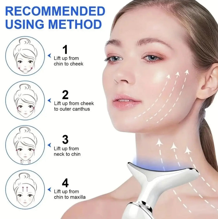 7LED Luxury Facial & Neck Massager – Spa Treatment at Home