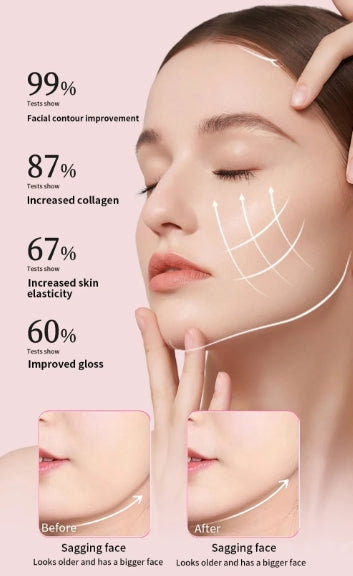 Luxury Face Lifting EMS Microcurrent Roller – Portable Anti-Wrinkle Facial Massager, Skin Tightening & Rejuvenation Beauty Device (USB Rechargeable, Travel Size)