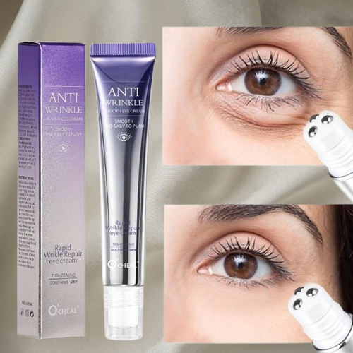 Luxury Anti-Wrinkle Eye Cream Roller – Hyaluronic Acid Eye Care, Dark Circle & Eye Bag Treatment, Moisturizing Anti-Aging Eye Massager (Portable & Gift Box Ready)