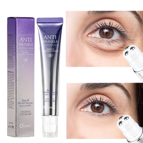 Luxury Anti-Wrinkle Eye Cream Roller – Hyaluronic Acid Eye Care, Dark Circle & Eye Bag Treatment, Moisturizing Anti-Aging Eye Massager (Portable & Gift Box Ready)